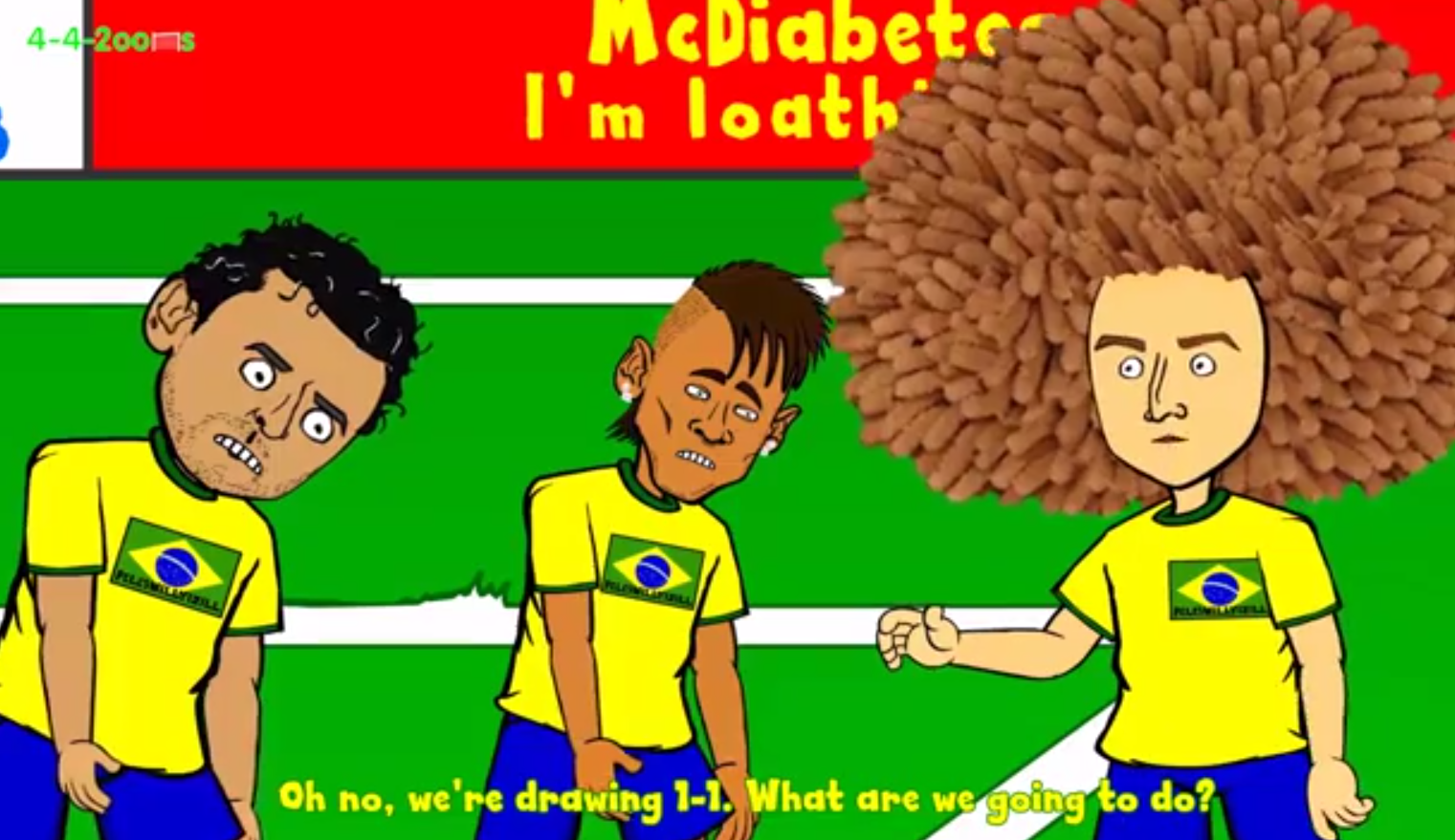 brazil croatia 3-1 cartoon