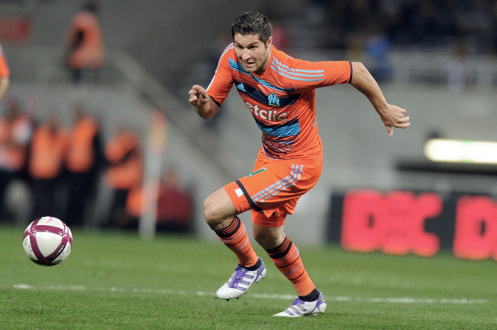 Marseille's French forward Andre-Pierre