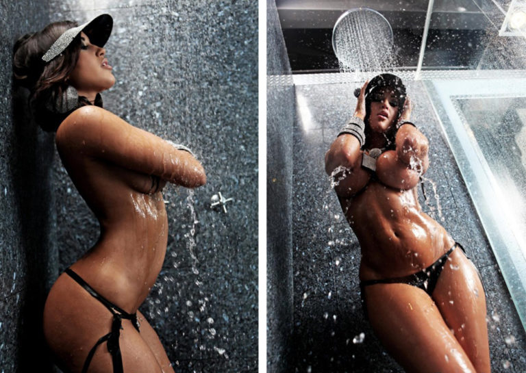 claudia-sampedro-shower-sexy-nude-dimes-pics-Facts. 