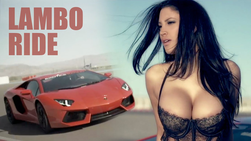 Modelo de Playboy, Jesse Preston la pasa mal en un Lamborghini