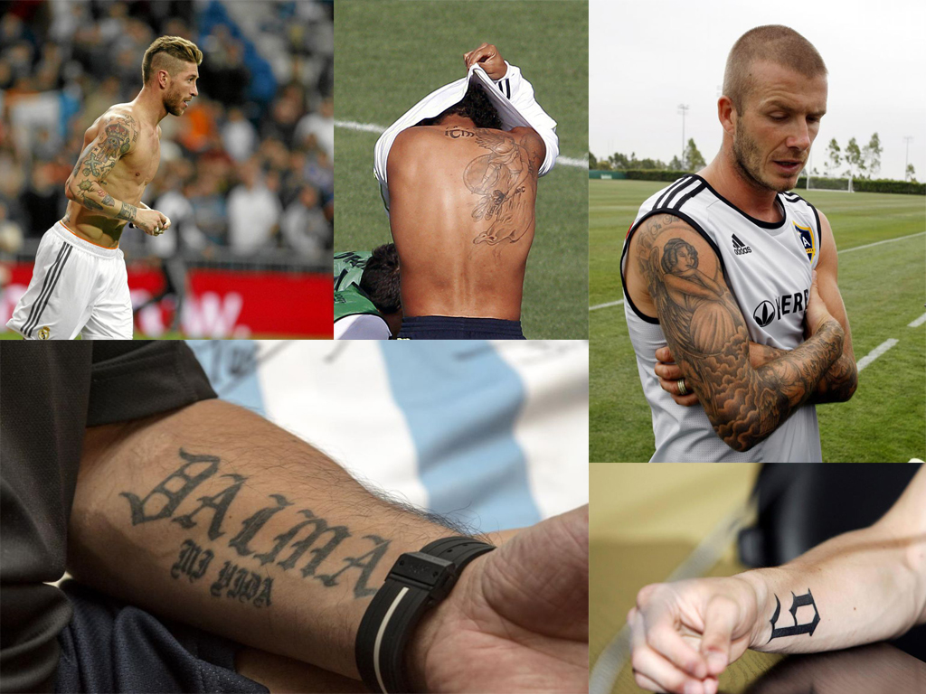 THE MOST FAMOUS TATTOOS IN FOOTBALL